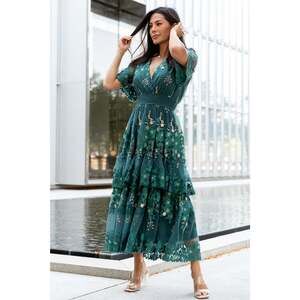 Baltic Born Lotte Embroidered Midi Dress | Emerald Size 2XL2XL